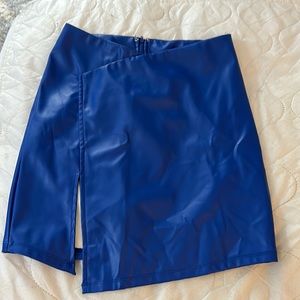 Blue skirt